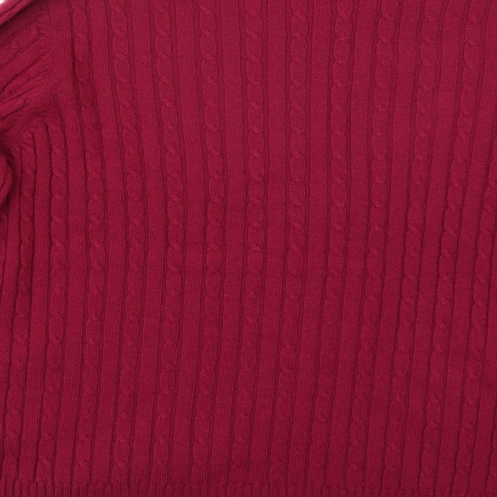 BHS Womens Purple Pullover Jumper Size 12