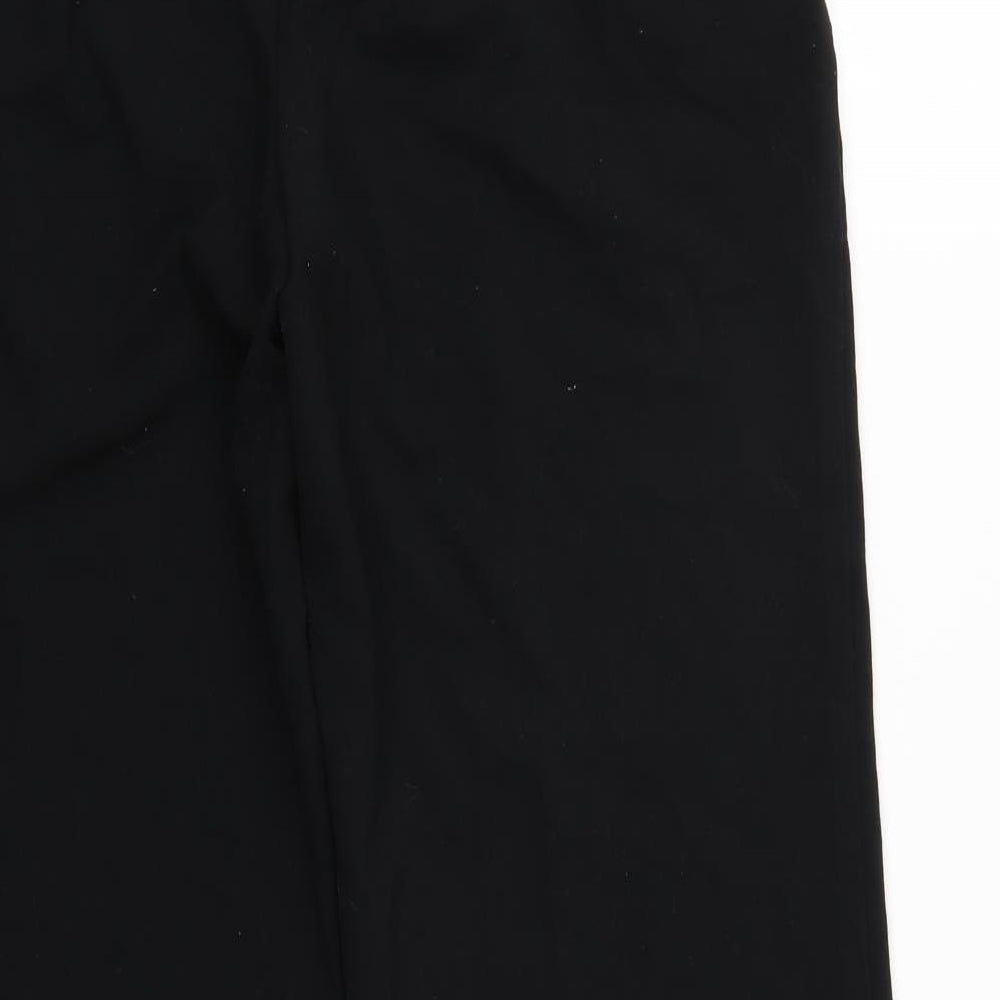 Womens UK Size 14 Marks and Spencer Regular Fit Black Trousers