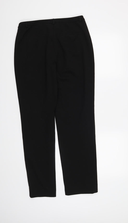 TU Womens Black Trousers Size 10 L30 in