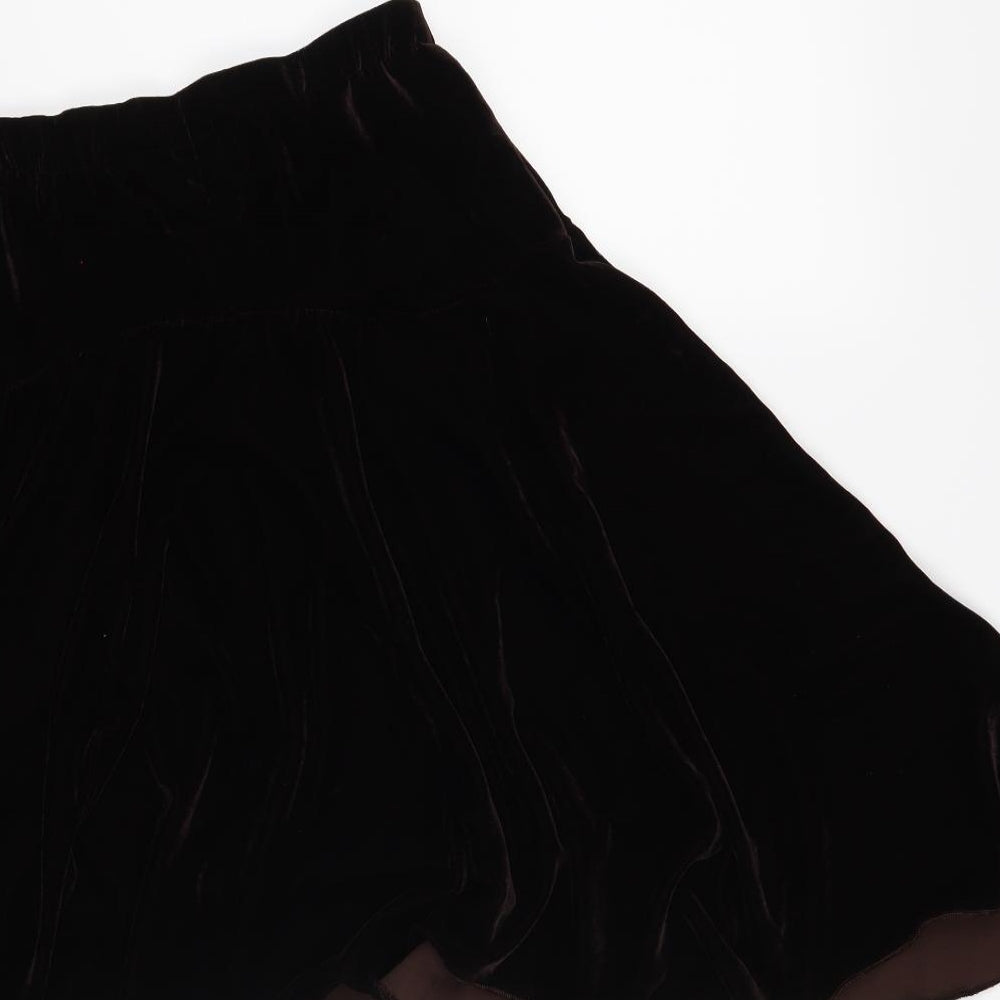 CKM Womens Brown A-Line Skirt Size S