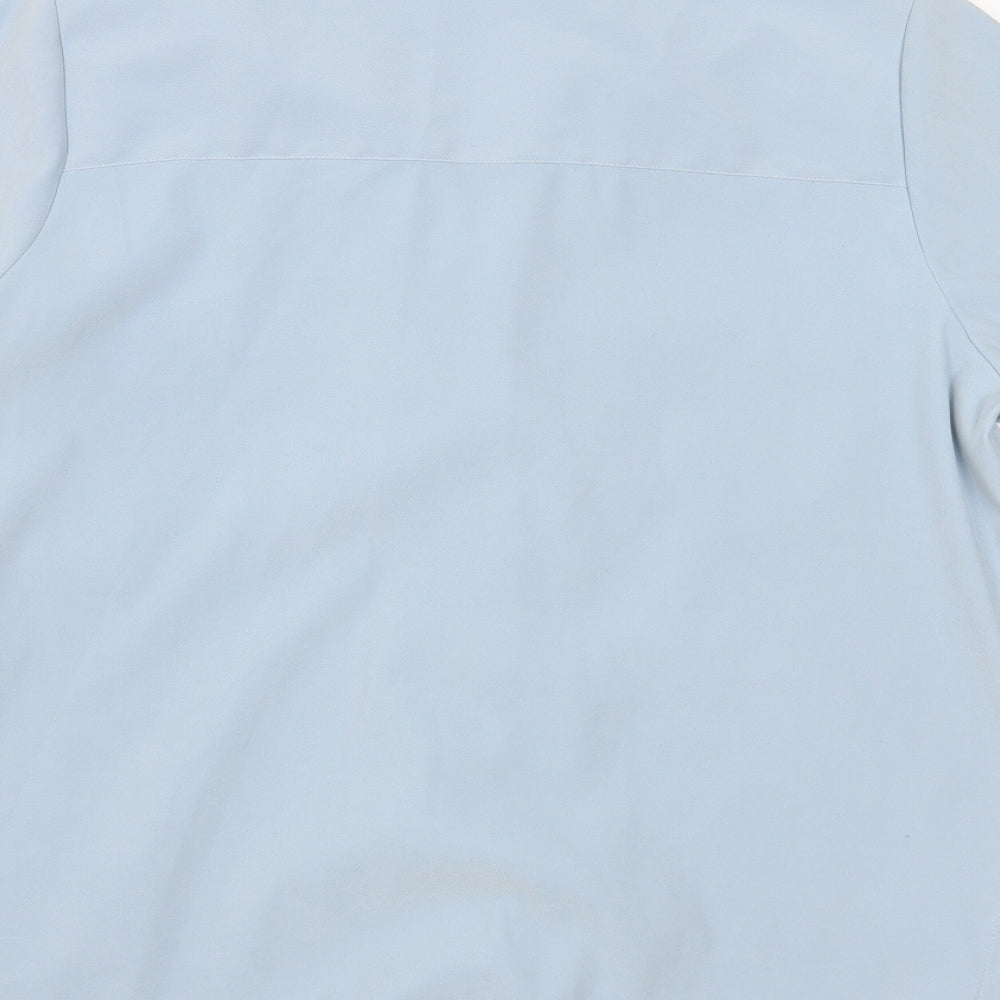 Womens UK Size 12 Compliments Blue Basic Blouse