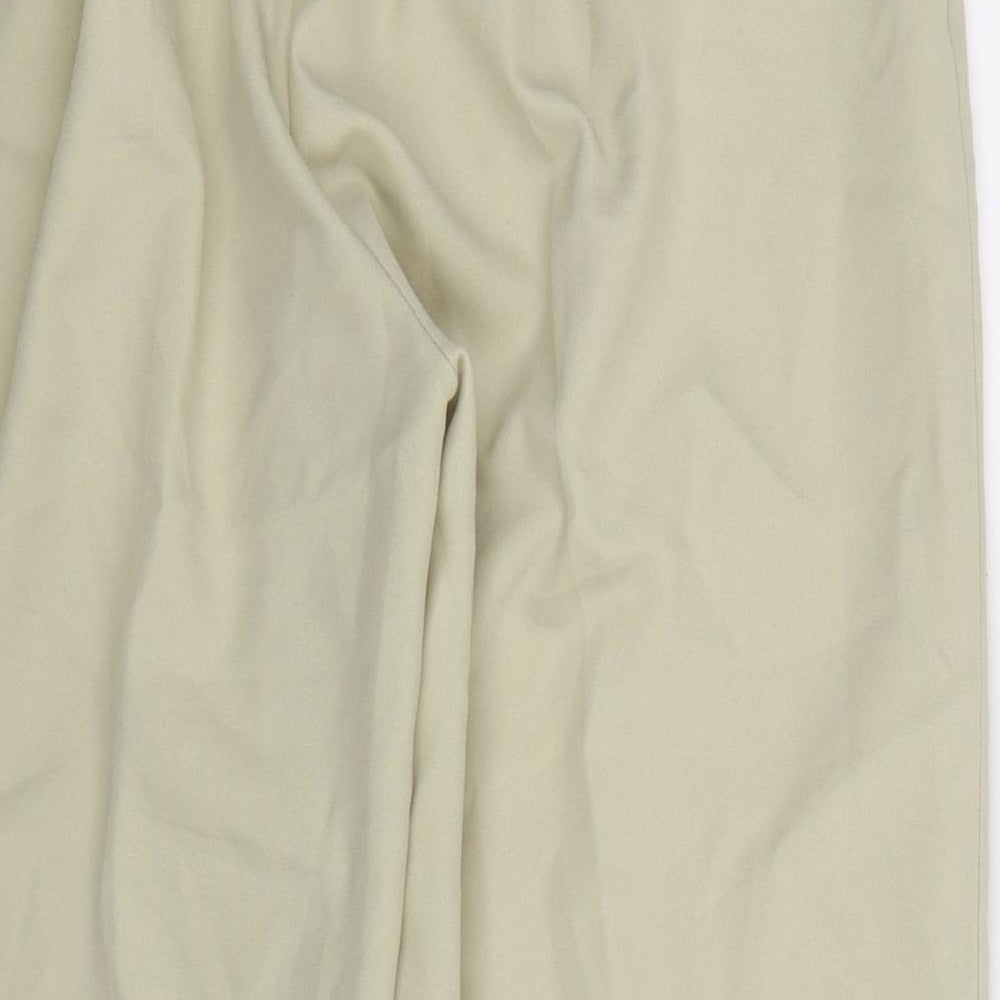 Womens UK Size 20 Preworn Regular Fit Beige Trousers