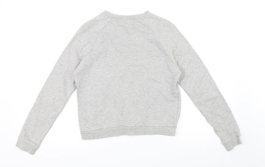 H&M Womens Grey Pullover Sweatshirt Size S