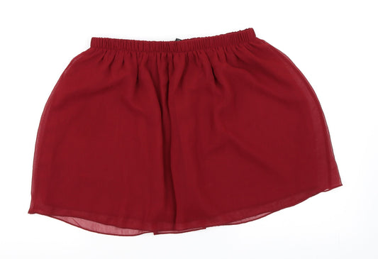 Missguided Womens Red   Mini Skirt Size S