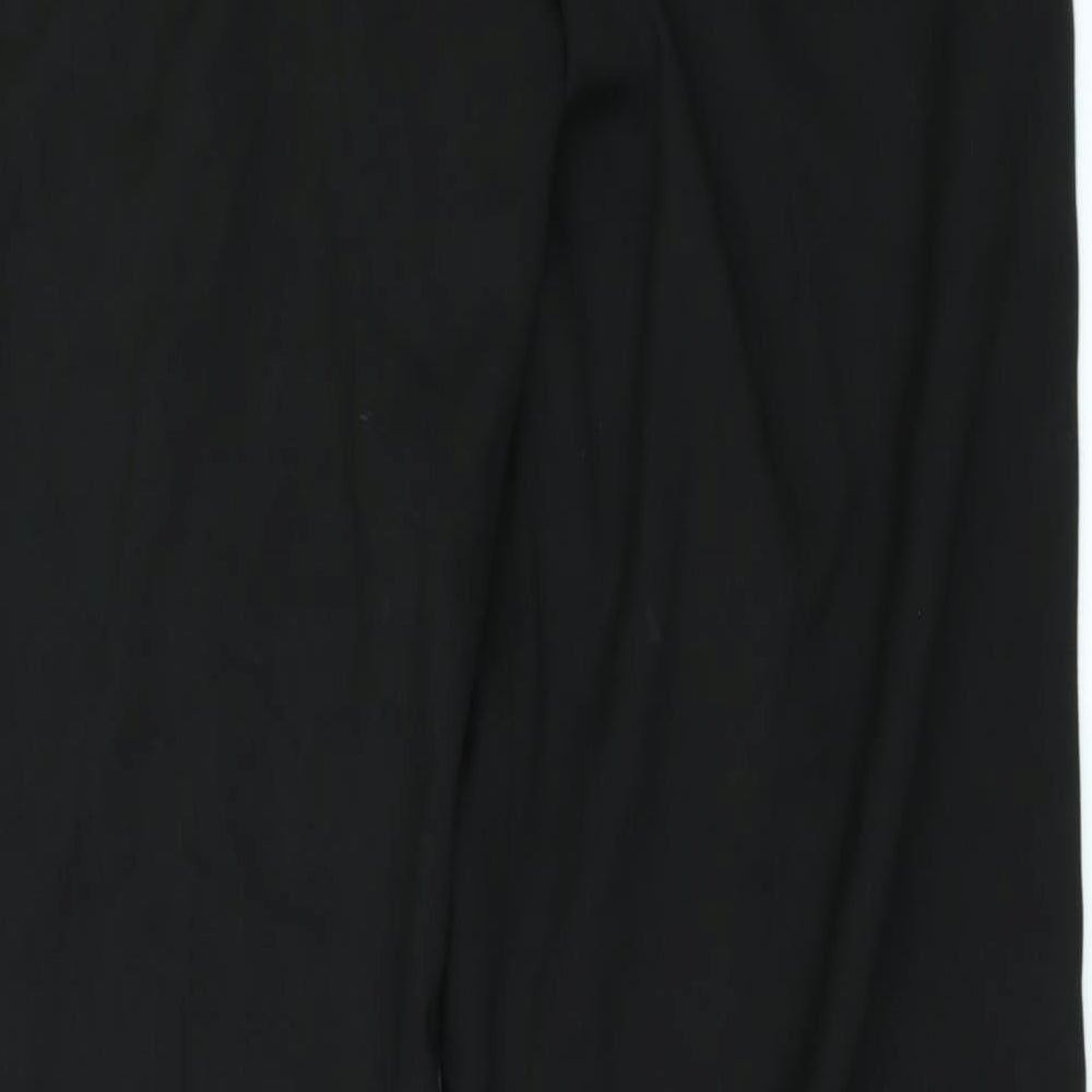 Womens UK Size 14 NEXT Regular Fit Black Trousers