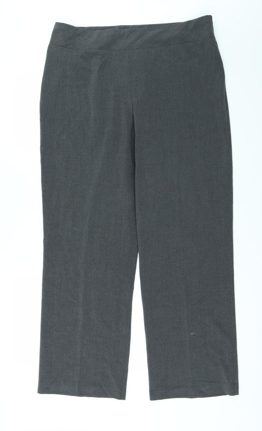 Womens UK Size 14 Autonomy Regular Fit Grey Trousers