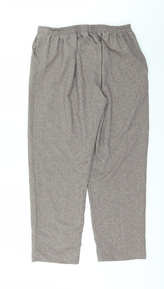 Womens UK Size 20 Preworn Regular Fit Pink Trousers