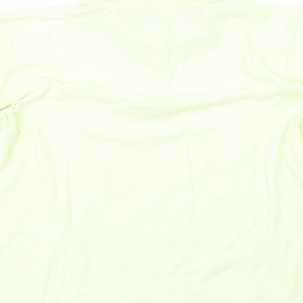 Jumper Mens Yellow Polo Size M