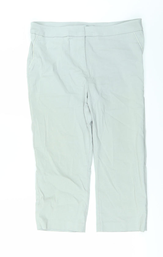 Womens UK Size 14 Papaya Regular Fit Grey Trousers
