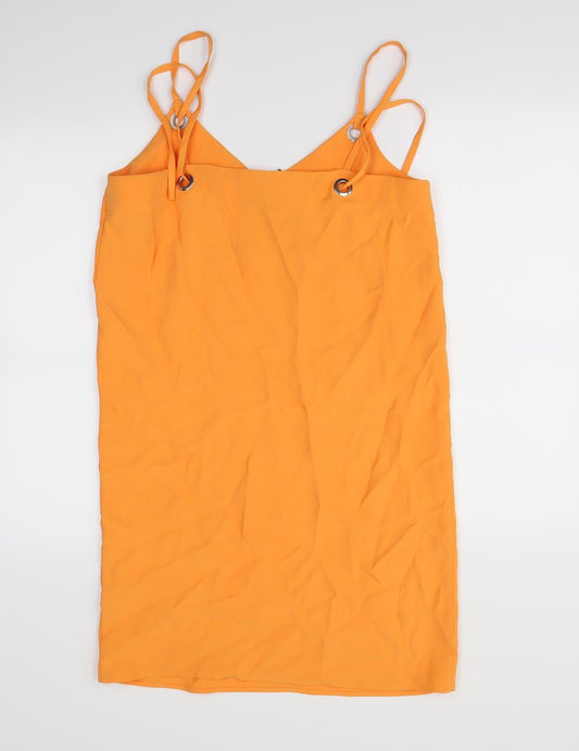 Topshop Womens Orange Mini Size 8