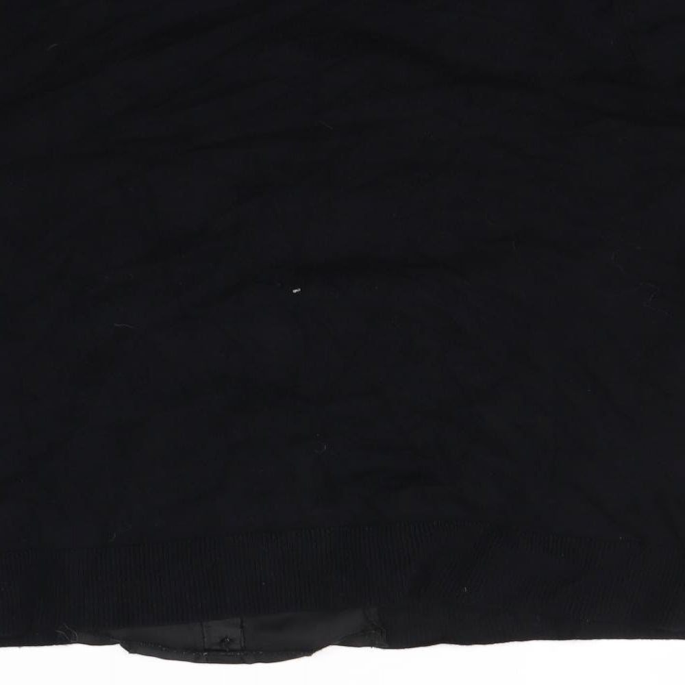 Bonmarché Womens Black Pullover Sweatshirt Size M