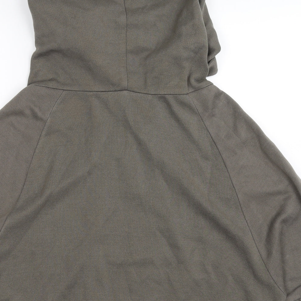 Reset Womens Brown Cape Hoodie Size 40