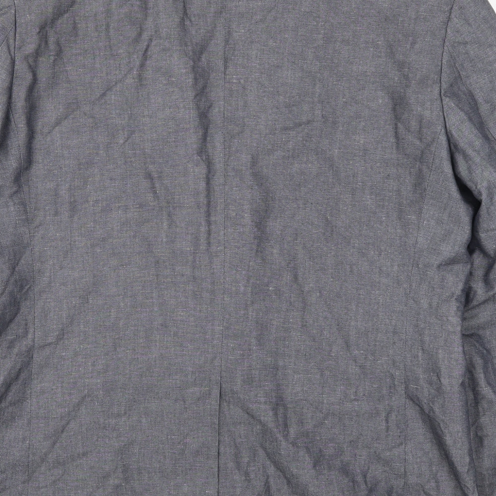 Mens UK Size 44 Butler & Webb Regular Blue Suit Jacket