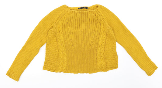Preworn Womens Yellow Pullover Jumper Size S