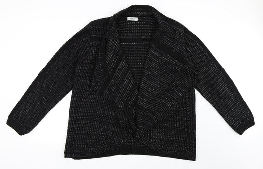 Soon Womens Black Cardigan Jumper Size 20