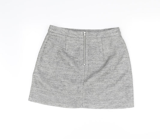 New Look Womens Grey   Straight & Pencil Skirt Size 12