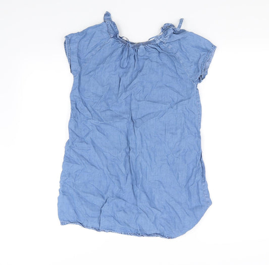 George Girls Blue Fit & Flare Size 8-9 Years