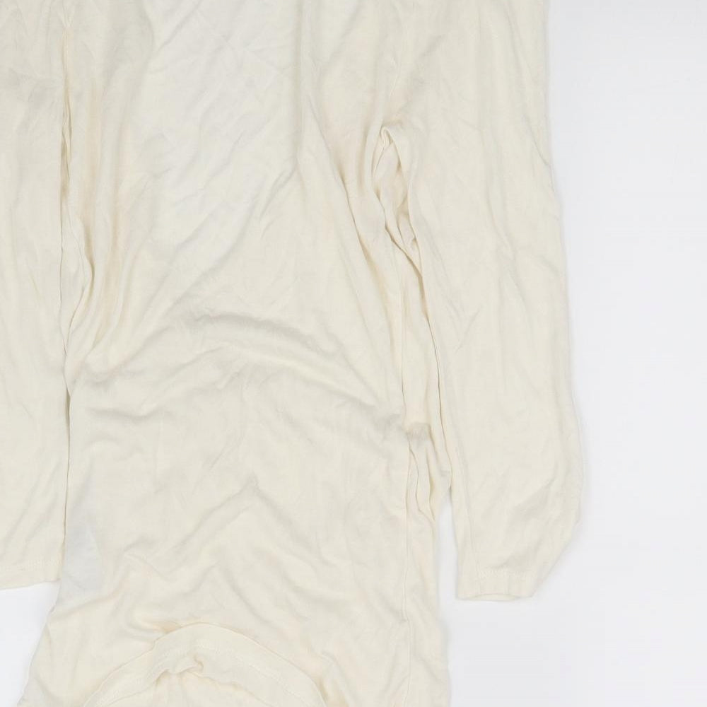 Womens UK Size XS H&M White Basic Blouse