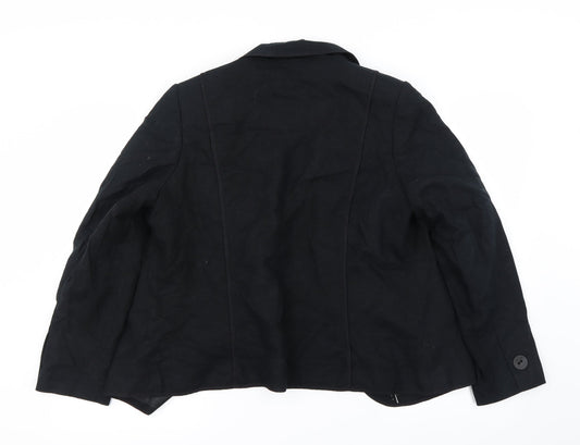 Womens UK Size 14 Marks and Spencer Black Jacket