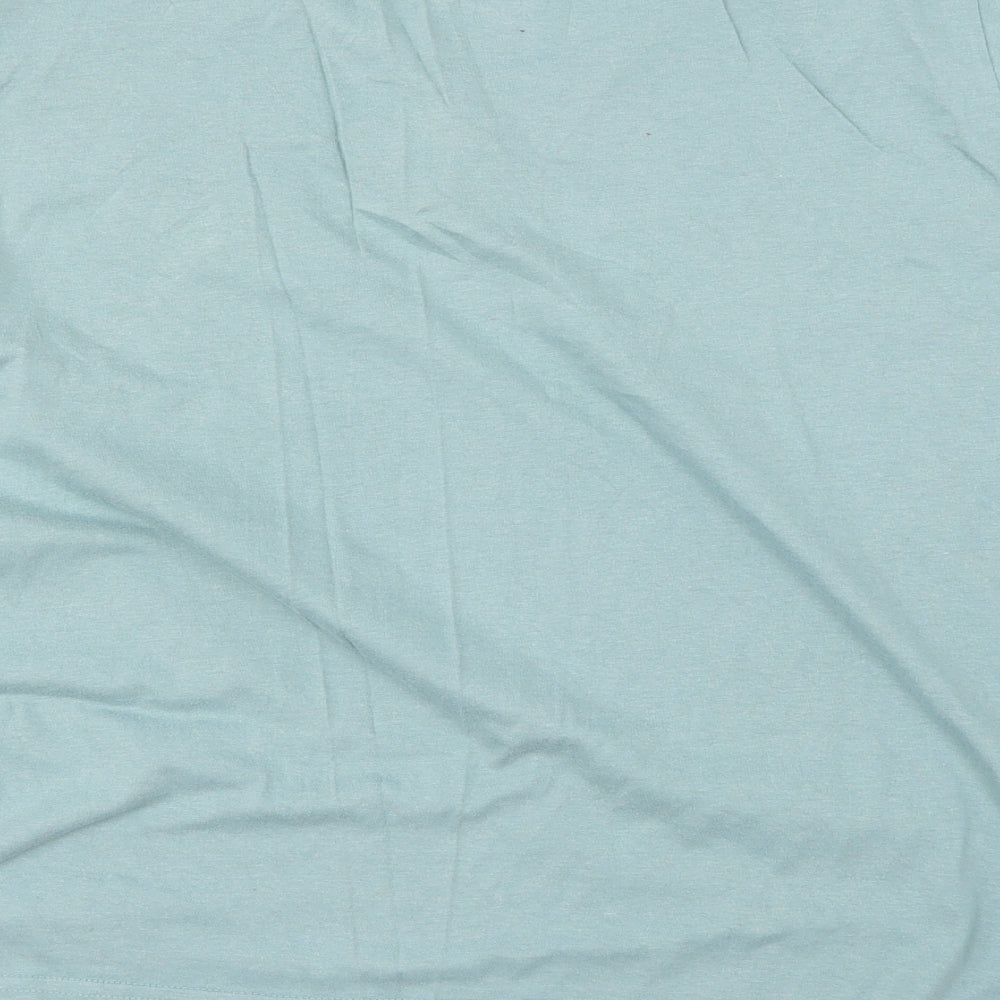 Womens UK Size XL love to lounge Green Basic T-Shirt