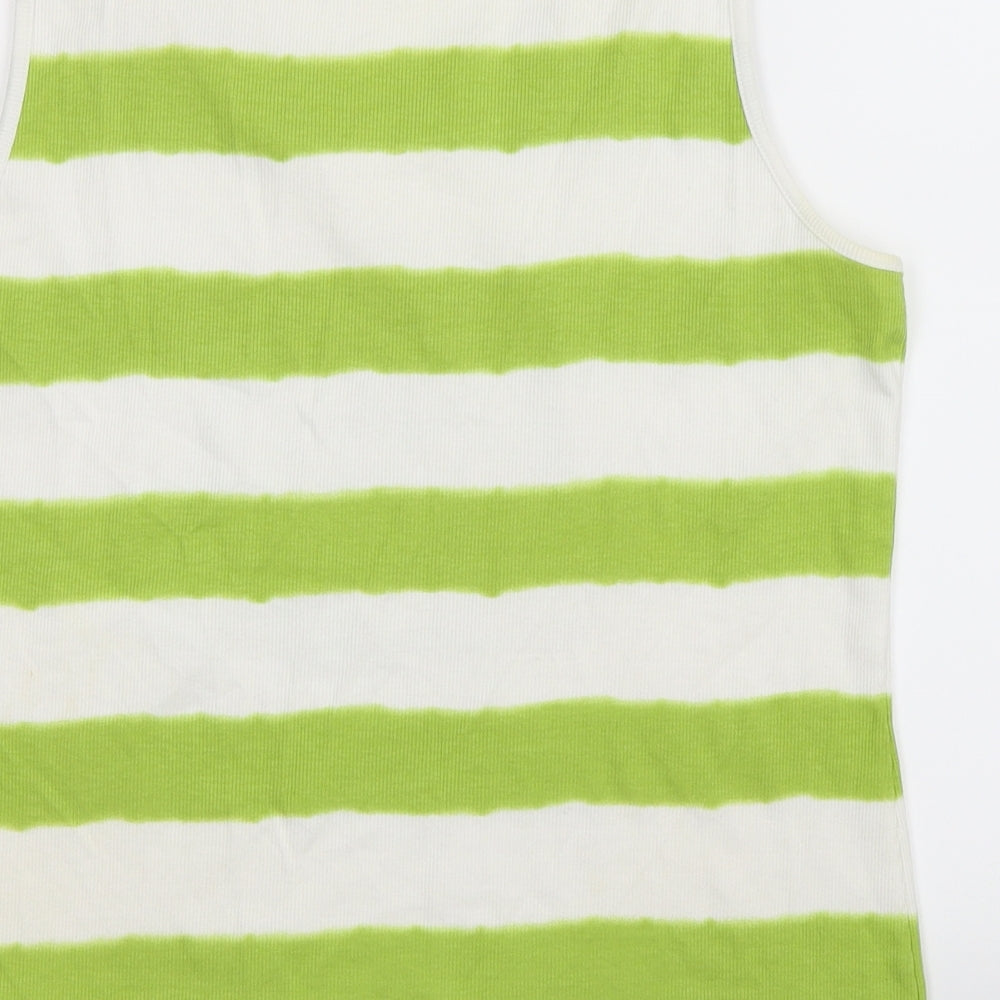 Womens UK Size L Gerry Weber Green Basic Tank