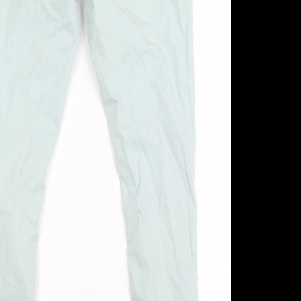 Womens UK Size 32 Top shop Regular Fit Skinny Green Jeans