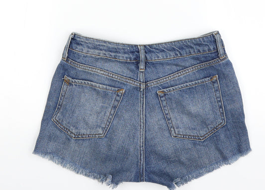 BDG Womens Blue   Cut-Off Shorts Size 4