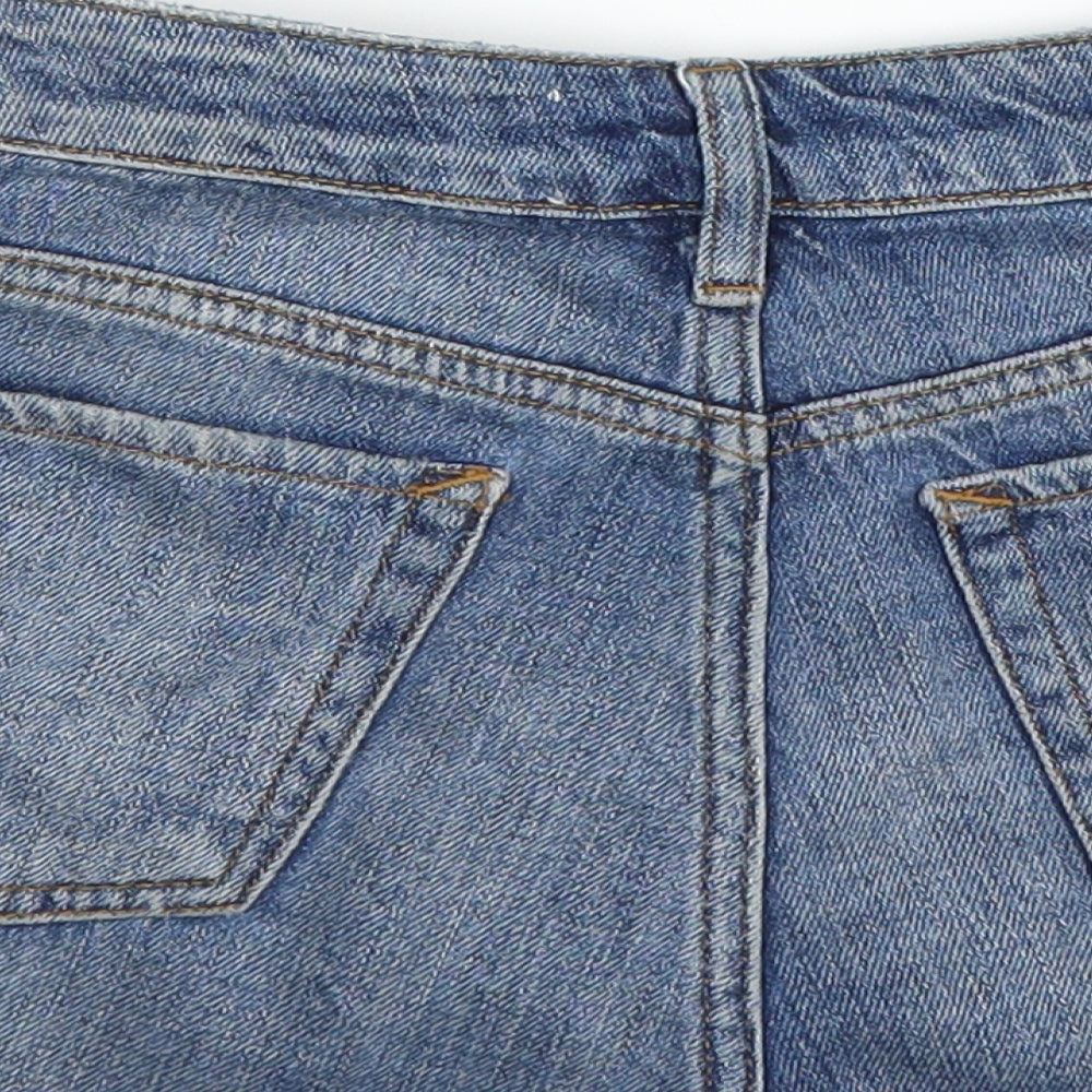 BDG Womens Blue Cut-Off Shorts Size 4