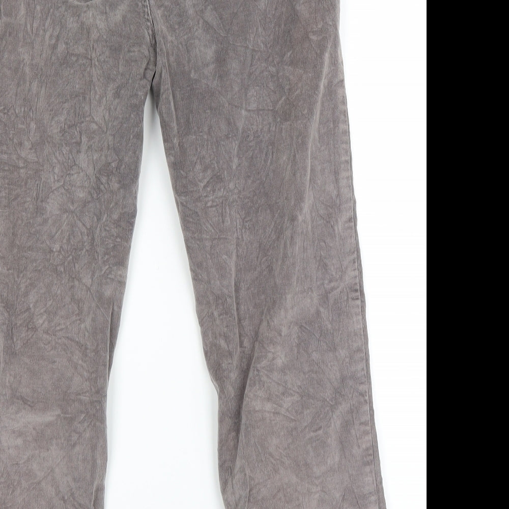 Cotton Traders Womens Grey Trousers Size 12 L23 in