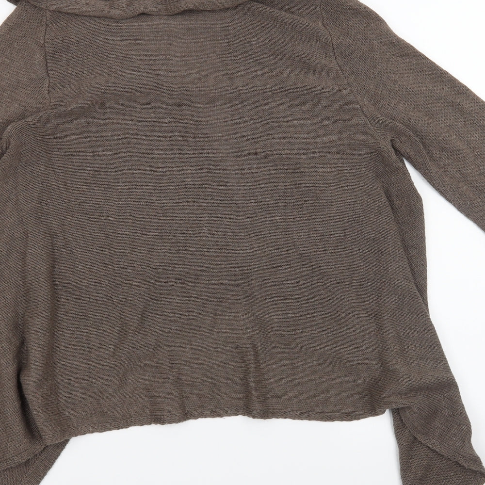 Papaya Womens Brown Cardigan Jumper Size 10