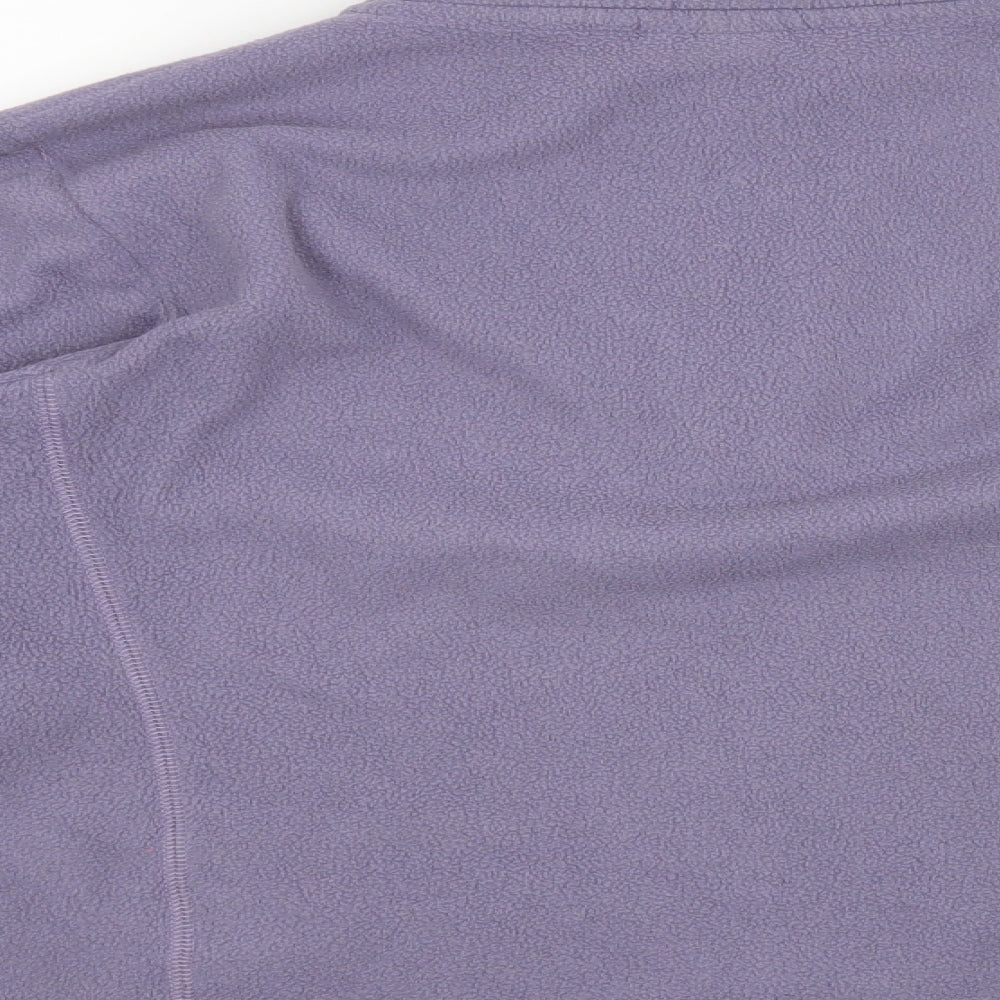 Polartec Womens Purple Pullover Sweatshirt Size 10