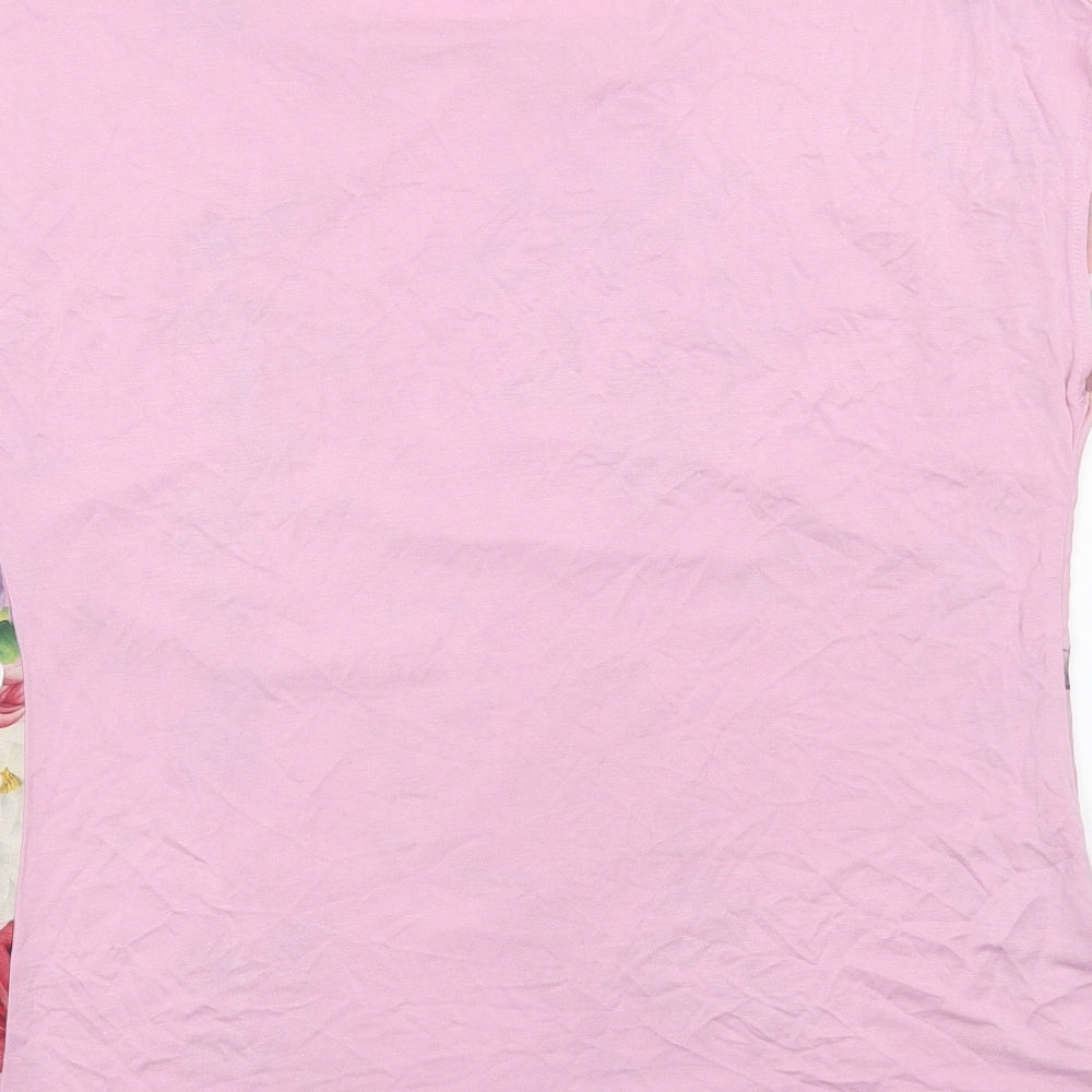 Womens UK Size S ORSAY Pink Basic T-Shirt