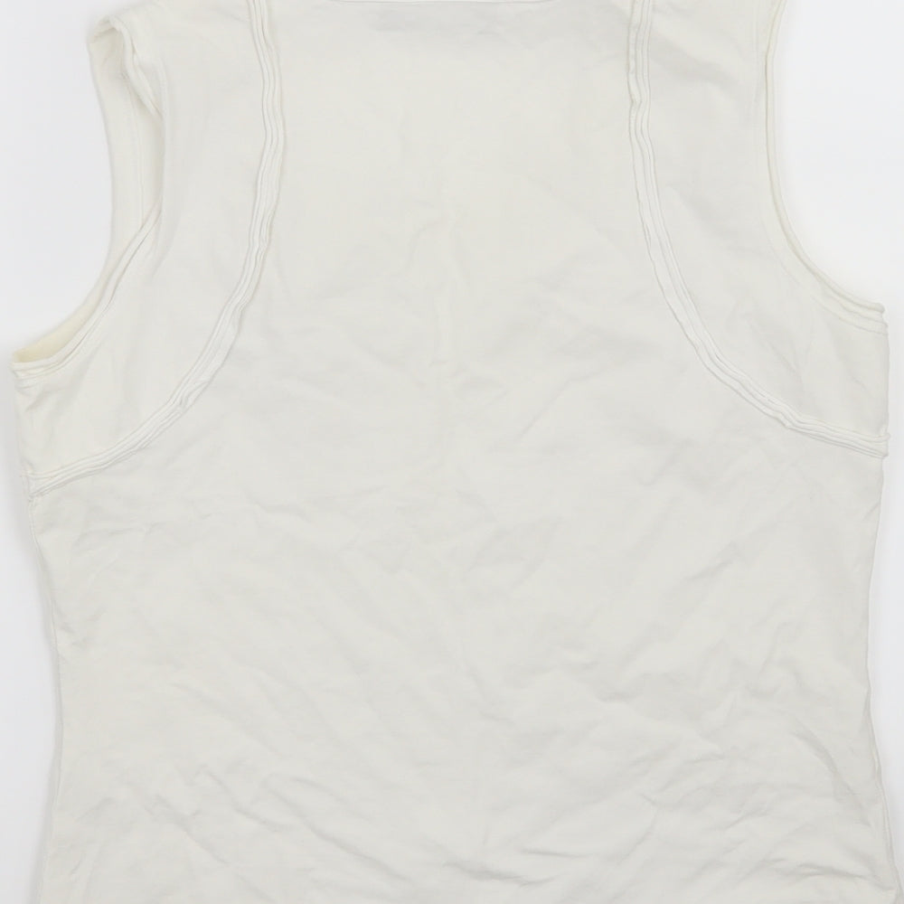 Mexx Womens White Basic Tank Size L