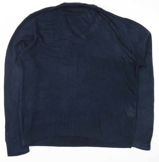 Cedar Wood State Mens Blue Pullover Jumper Size XL