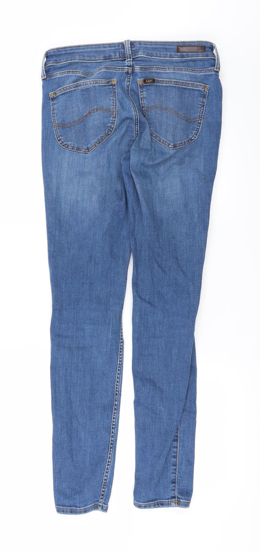 Lee Womens Blue Skinny Jeans Size S L28 in