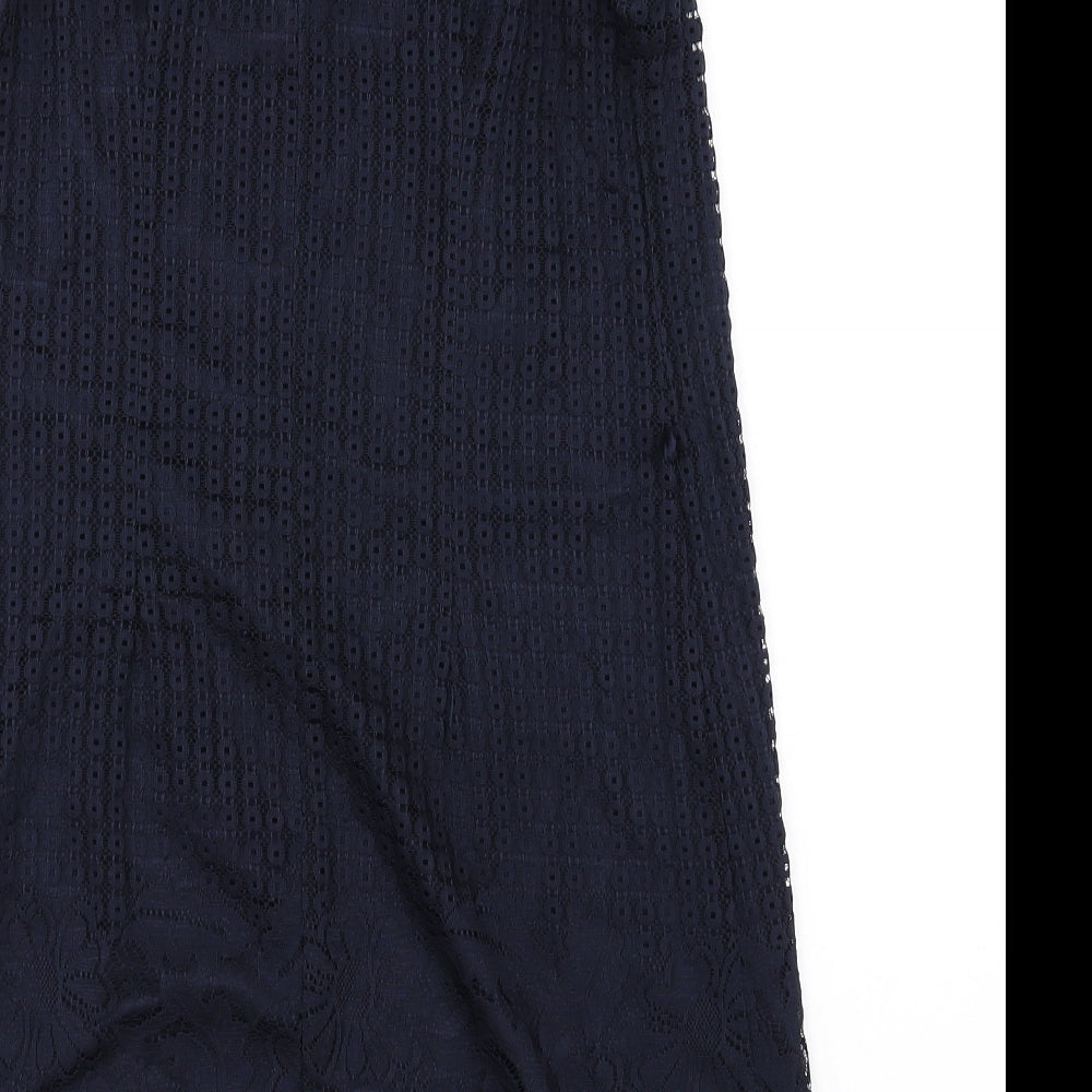 Atmosphere Womens Blue Shift Size 10 - Lace