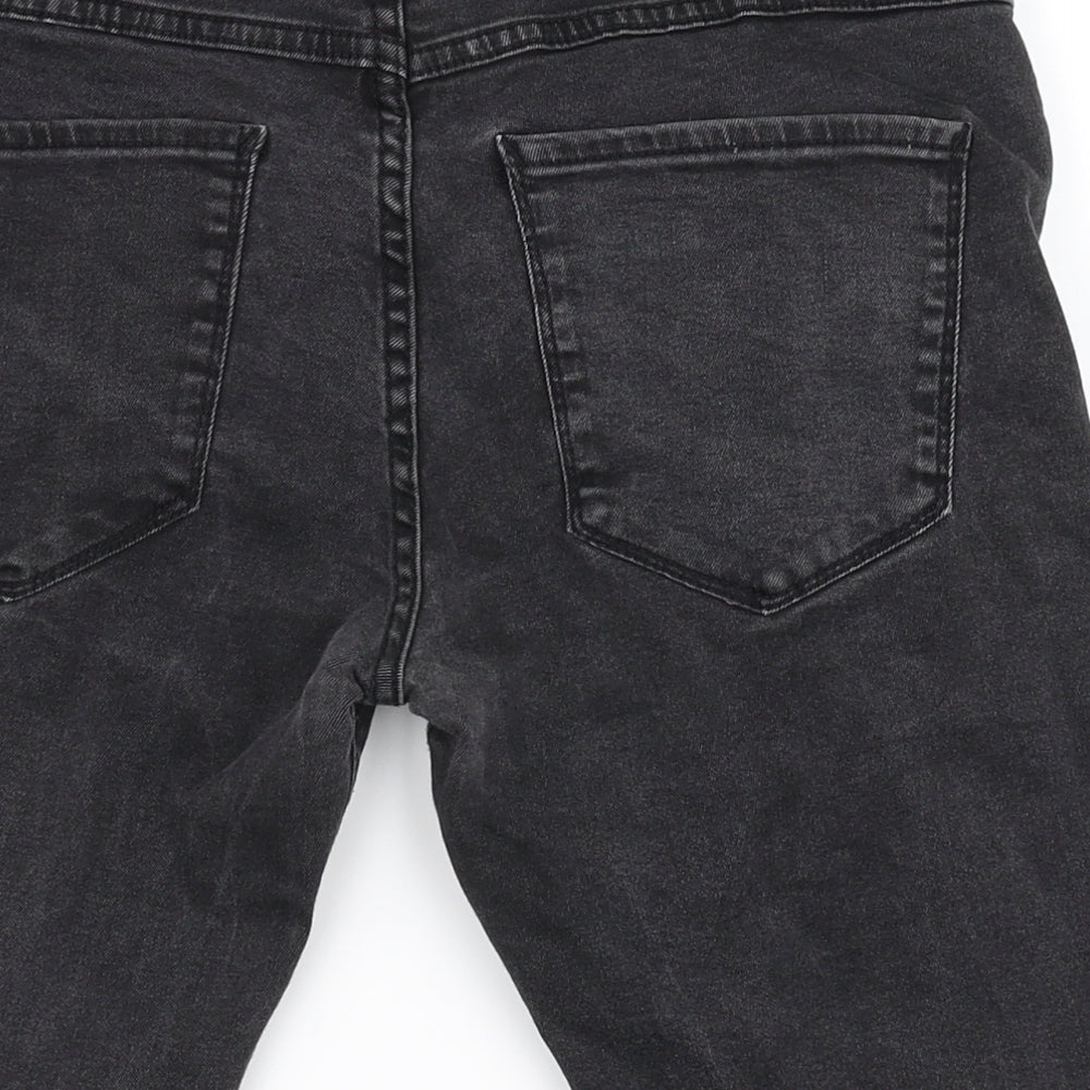 denim Co Womens Black Cut-Off Shorts Size 30