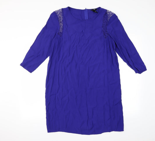 Marks & Spencer Womens Blue Mini Size 12