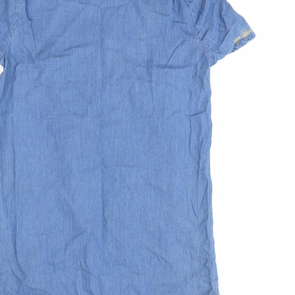 George Womens Blue Denim Mini Size 8