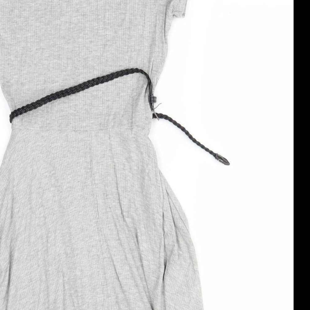 FOREVER 21 Womens Grey Fit & Flare Size M