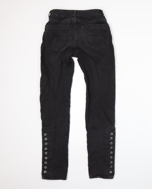 H&M Womens Grey Skinny Jeans Size 10 L28 in