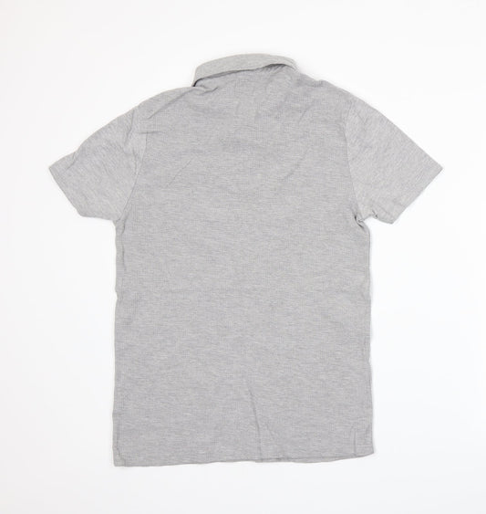 River Island Mens Grey Polo Size M