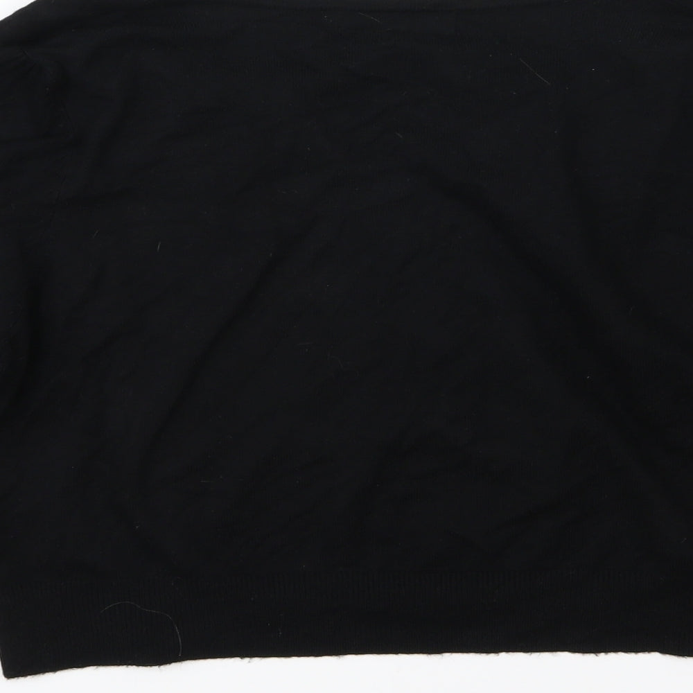 Debenhams Womens Black Knit Cardigan Jumper Size 14