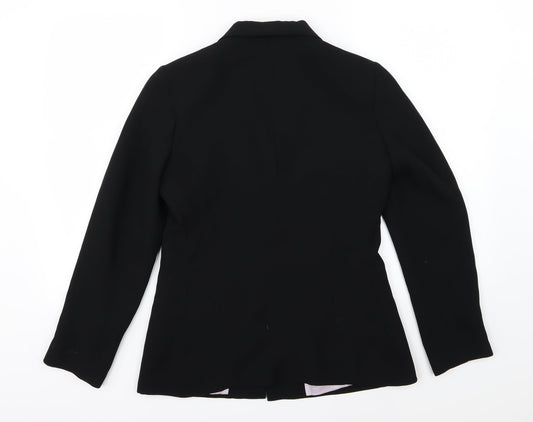 Dorothy Perkins Womens Black Rayon Jacket Suit Jacket Size 10