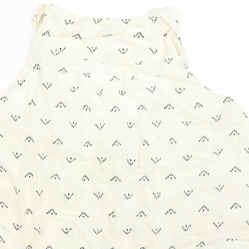 FOREVER 21 Womens Yellow Basic Blouse Size S