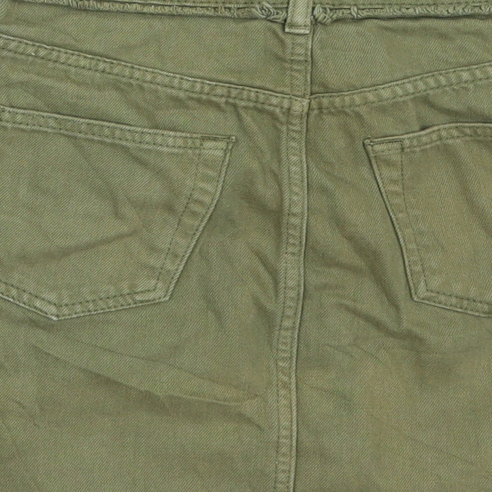 Womens UK Size 6 Topshop Mini Denim Skirt