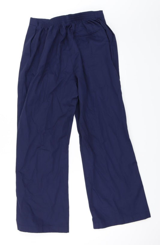 Womens UK Size 14 Simon Jersey Regular Fit Blue Trousers