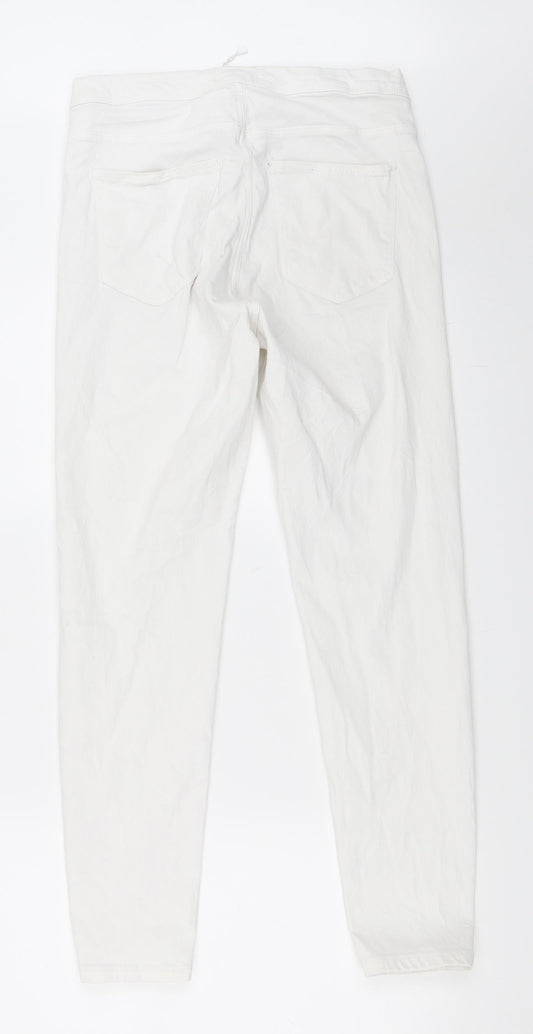 Womens UK Size 40 Berksha Regular Fit Skinny White Jeans