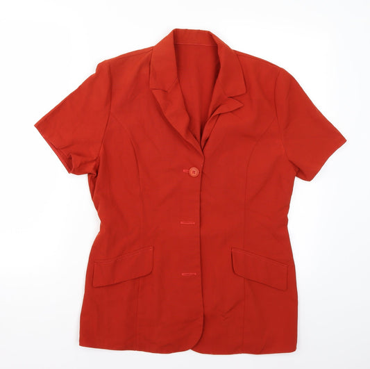 Womens UK Size 14 Etam Orange Jacket