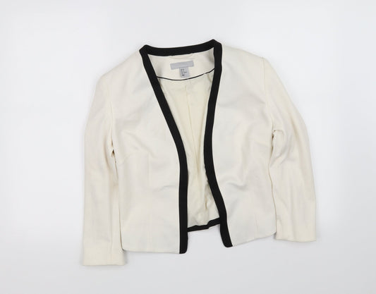 H&M Womens Beige Jacket Coat Size 8